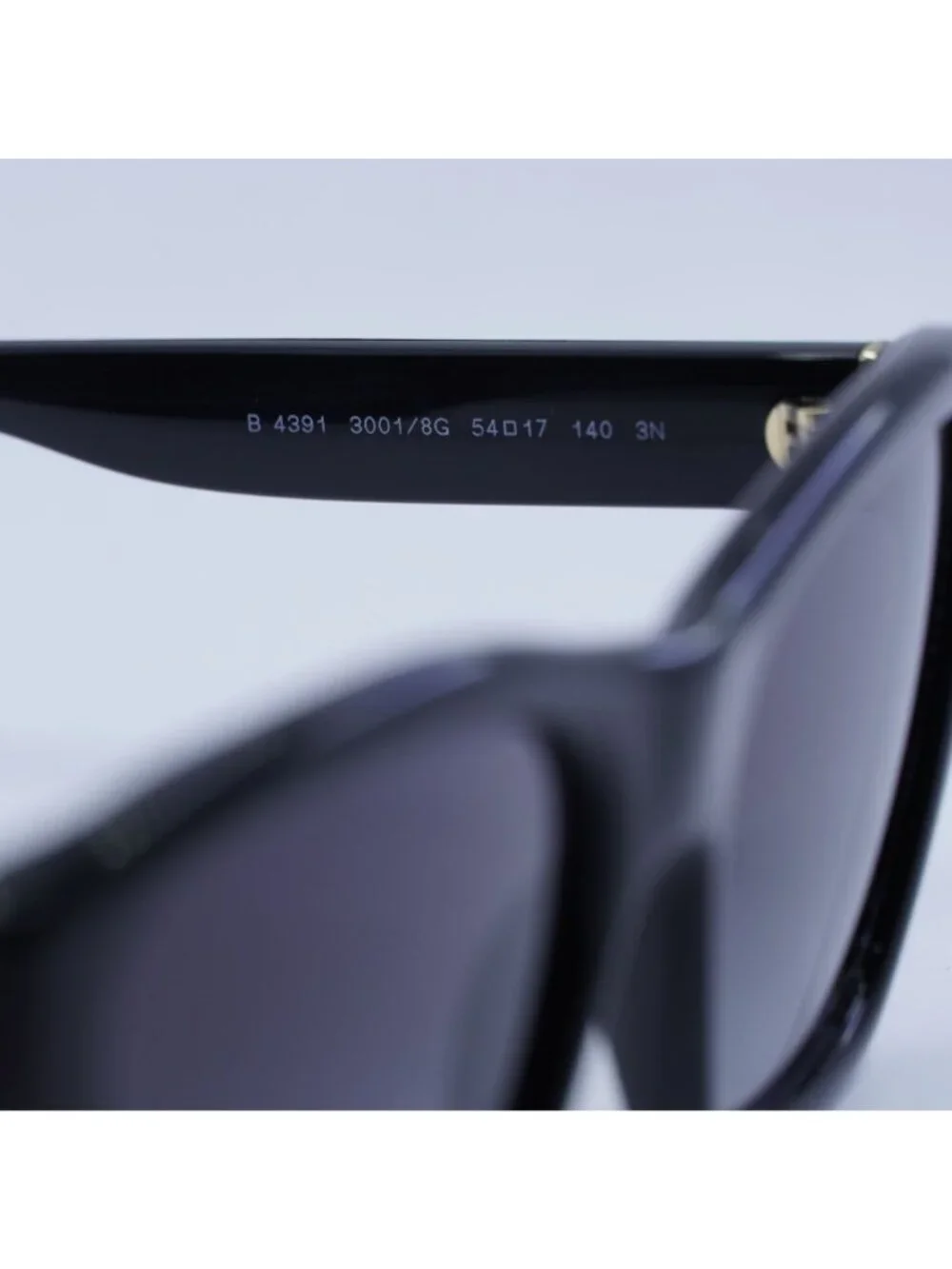 Burberry BE4391 30018G Square Sunglasses Black Frame, Grey Gradient Lenses